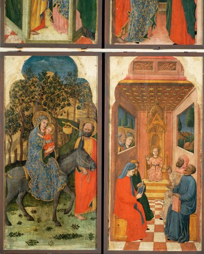 12 escenas de la vida de la Virgen ... de (active c.1463 c.1490) Master of Wilten