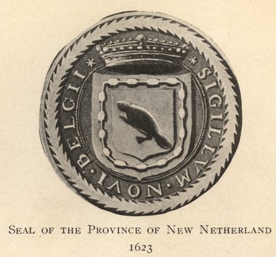 Sello de la Provincia de Nueva Holanda de (after) American School