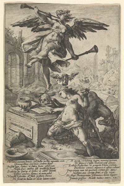 Fama e Historia, después de 1586 de (after) Dutch School