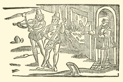 Ilustración para The Roxburghe Ballads (xilografía) de (after) English School