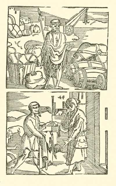 Ilustración para The Roxburghe Ballads de (after) English School