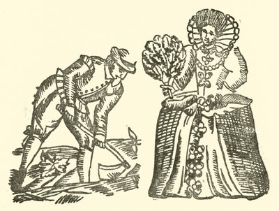 Ilustración para The Roxburghe Ballads de (after) English School