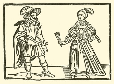 Ilustración para The Roxburghe Ballads de (after) English School