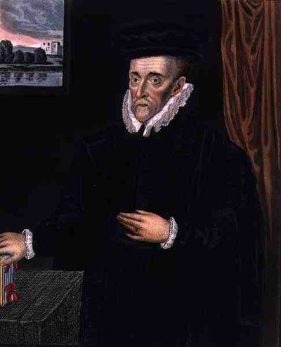 Retrato de Sir Walter Mildmay, Fundador del Emmanuel College, Cambridge, de 