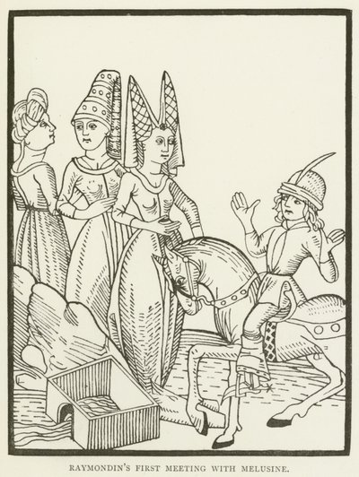 El primer encuentro de Raymondin con Melusine de (after) English School
