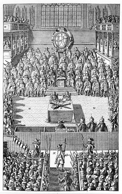 Juicio de Carlos I, enero de 1649 de (after) English School