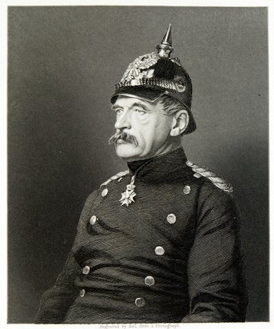 Albrecht von Roon (grabado) de (after) English photographer