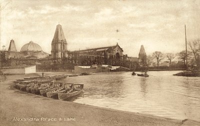 Alexandra Palace, Lago (foto b/n) de (after) English photographer