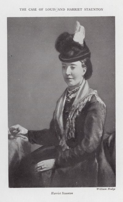 El caso de Louis y Harriet Staunton (litografía) de (after) English photographer