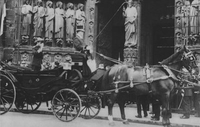 Alfonso XIII en Notre-Dame de (after) French Photographer