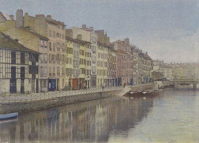 Bayona, Un muelle de la Nive de (after) French Photographer
