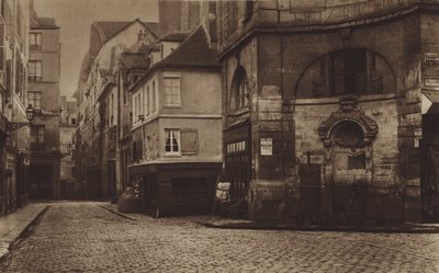 Cruce y fuente de Erfurth en 1866, cerca de Saint-Germain-des-Prés de (after) French Photographer