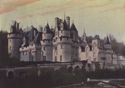 Castillo de Usse (foto en color) de (after) French Photographer