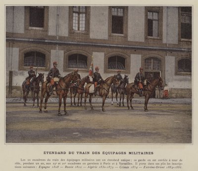 Estandarte del tren de equipajes militares de (after) French Photographer