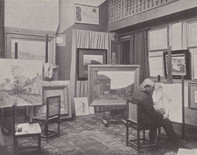 Jean Charles Cazin en su estudio de (after) French Photographer