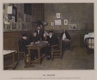 La vigilia (foto en color) de (after) French Photographer