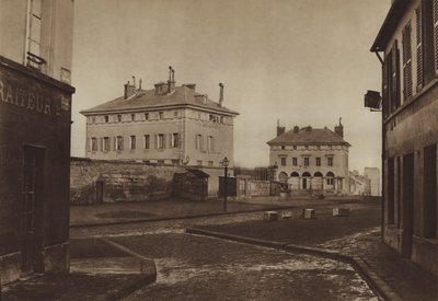 La barrera de Italia en 1866, con los Pabellones de Ledoux de (after) French Photographer