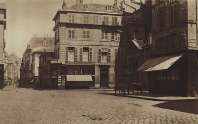 La place Saint-Germain-des-Pres y la rue Bonaparte de (after) French Photographer