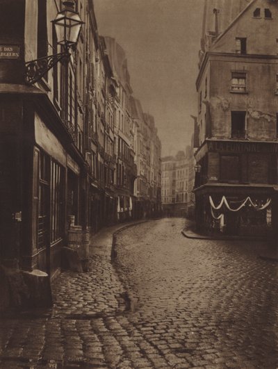 La calle Saint-Honoré, tomada desde el cruce de las calles de la Lingerie y de los Dechargeurs de (after) French Photographer