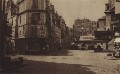 El Carrefour Gozlin, actualmente boulevard Saint-Germain, estaba en el lugar de la prisión de la Abadía de (after) French Photographer