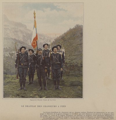 La Bandera de los Cazadores a Pie de (after) French Photographer