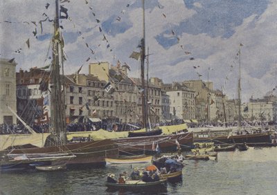 Le Havre, Bassins un jour de fête (foto coloreada) de (after) French Photographer