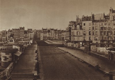 El Pont-Neuf en 1852 (foto en blanco y negro) de (after) French Photographer