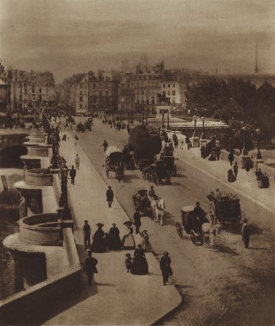 El Pont-Neuf, hacia el sur de (after) French Photographer