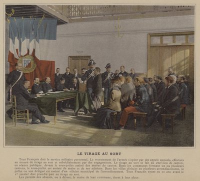 El sorteo (foto coloreada) de (after) French Photographer