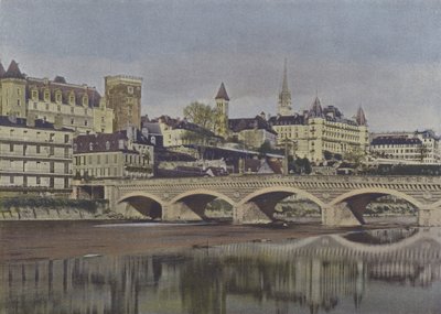 Pau, Vista general (foto coloreada) de (after) French Photographer