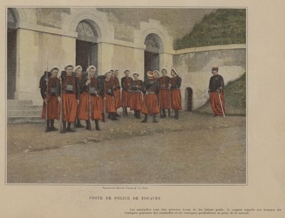 Puesto de Policía de Zuavos de (after) French Photographer