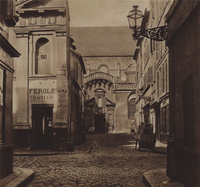 Calle de Erfurth, tomada desde la calle de los Ciseaux en 1866 de (after) French Photographer