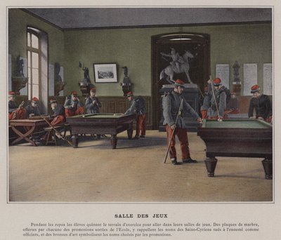 Sala de juegos (foto en color) de (after) French Photographer
