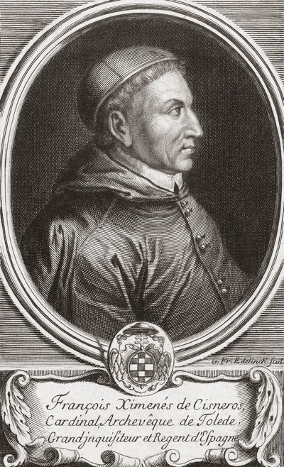 Francisco Jiménez de Cisneros. Portrait de (after) French School