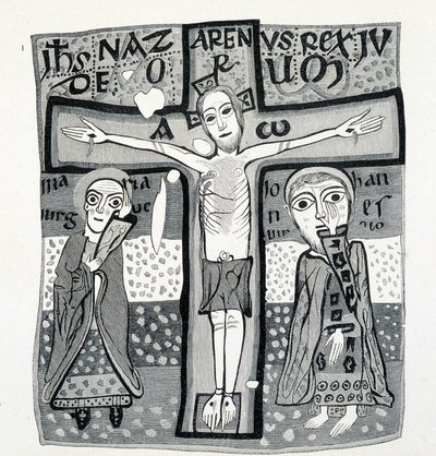 Arte religioso, Cristo en la Cruz. Siglo XII. de (after) French School