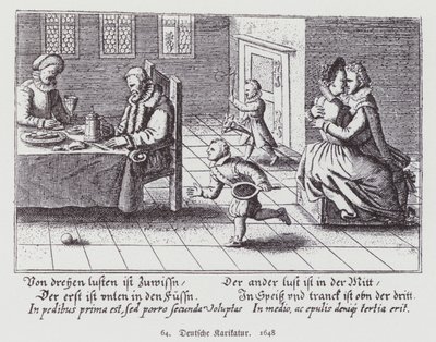 Caricatura alemana de (after) German School