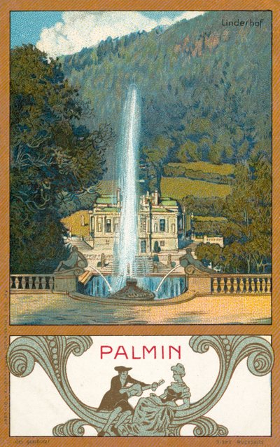 Castillo de Linderhof, Baviera de (after) German School