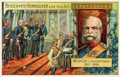 Guillermo I proclamado emperador de Alemania en Versalles de (after) German School