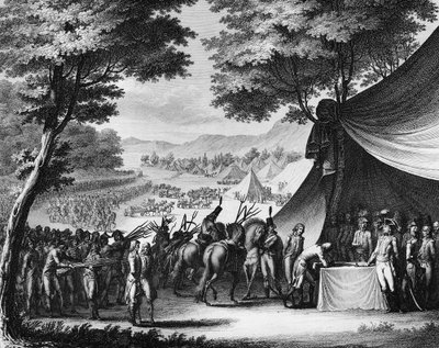 Guerra de la Revolución Francesa y movimientos antirrevolucionarios: Guerra de Vendée. Capitulación de la Vendée el 17 de febrero de (after) Girardet