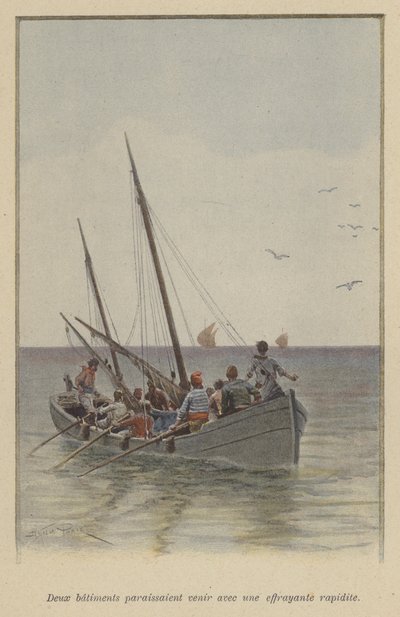 Dos barcos se acercaron a una velocidad aterradora de (after) Paris