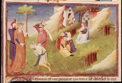 Una ejecución en Afganistán, c.1410-12 (temple sobre vitela) de (and workshop) Boucicaut Master