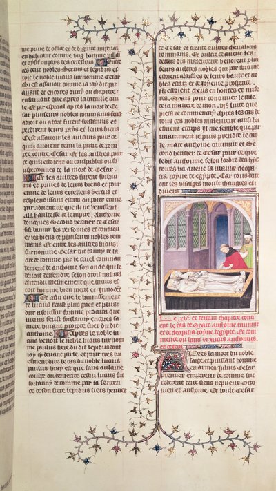 Tumba de Marco Antonio y Cleopatra, por el Maestro y Taller Boucicaut de (and workshop) Boucicaut Master
