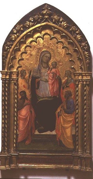 Madonna y Niño con Santos de (c.1370 1425) Lorenzo Monaco