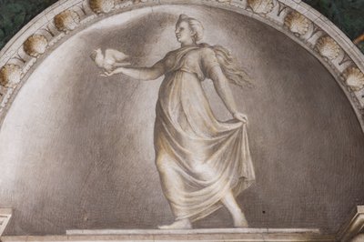 Diana Lucifera, detalle de los lunetos de (c.1489 1534) Correggio