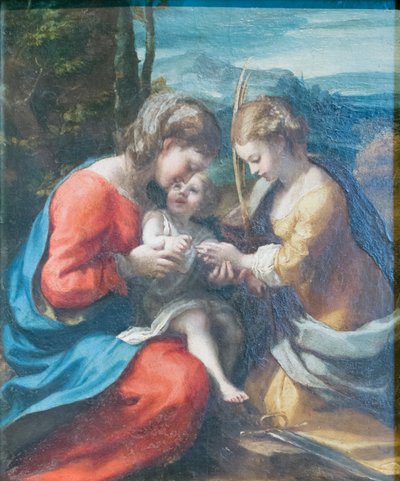 Matrimonio místico de Santa Catalina de (c.1489 1534) Correggio