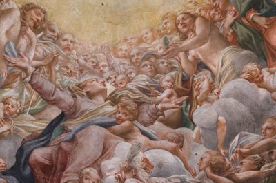Virgen entre Adán y Eva, detalle de 3660852 de (c.1489 1534) Correggio