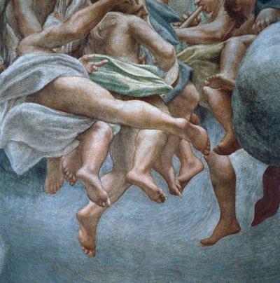 Ángeles (detalle) de (c.1489 1534) Correggio
