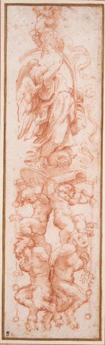Decoración grotesca para la costilla de una bóveda de (c.1489 1534) Correggio