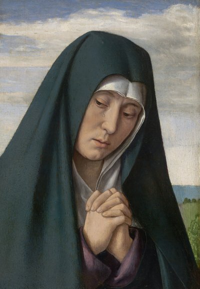 Fragmento de Cristo llevando la Cruz: Virgen de luto de (fl.c.1483 c.1529) Master of Moulins