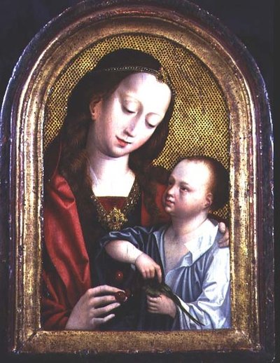 Madonna y el Niño de (studio) Master of the Magdalene Altarpiece